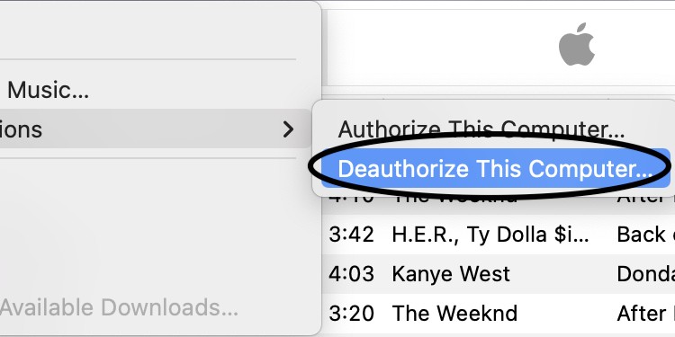 deauthorize