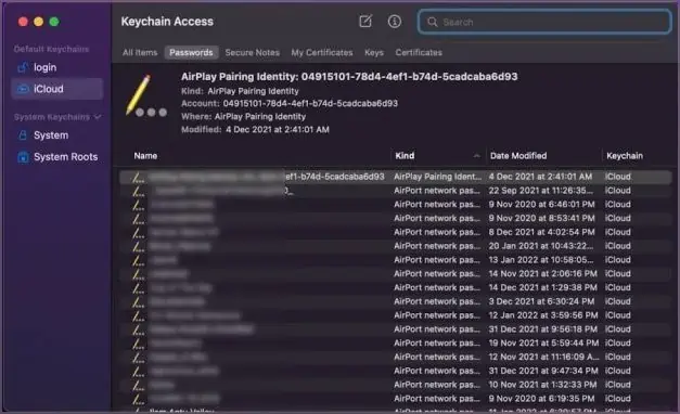 delete-keychain