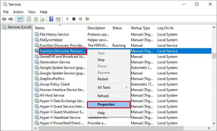 function-discovery-resource-publication-properties