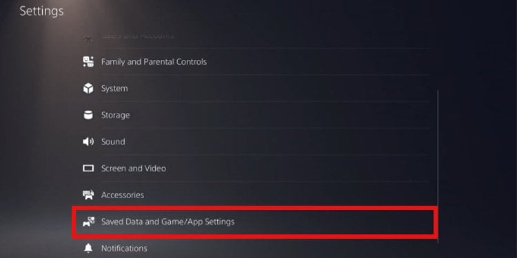 games and apps settings