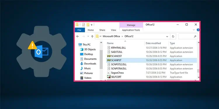 How to Repair Outlook Data with the SCANPST.EXE tool
