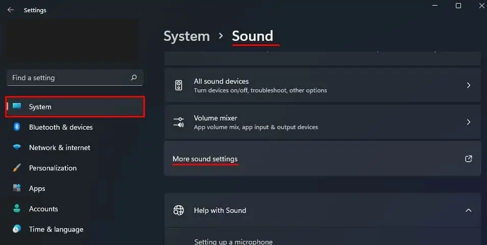 more-sound-setting