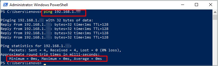 ping-ip-address
