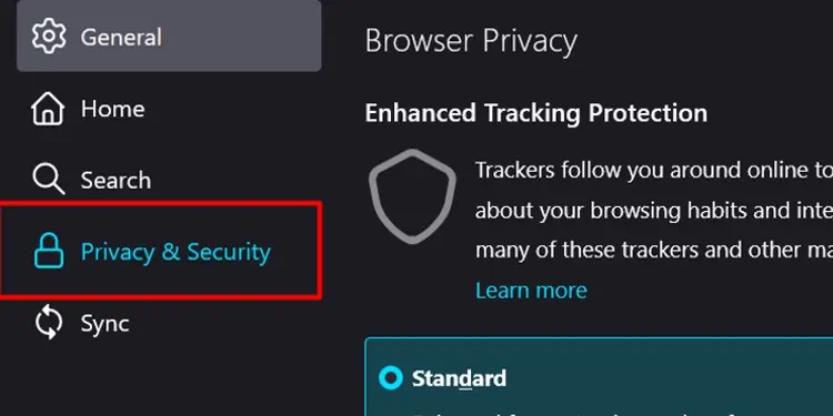How To Block a Website ( Chrome, Safari, Phone, PC) 46 privacy-and-security-firefox