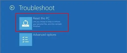 How to Fix Windows 10 Stuck on Preparing Automatic Repair Loop 22 reset-this-pc-1-e1653924857795