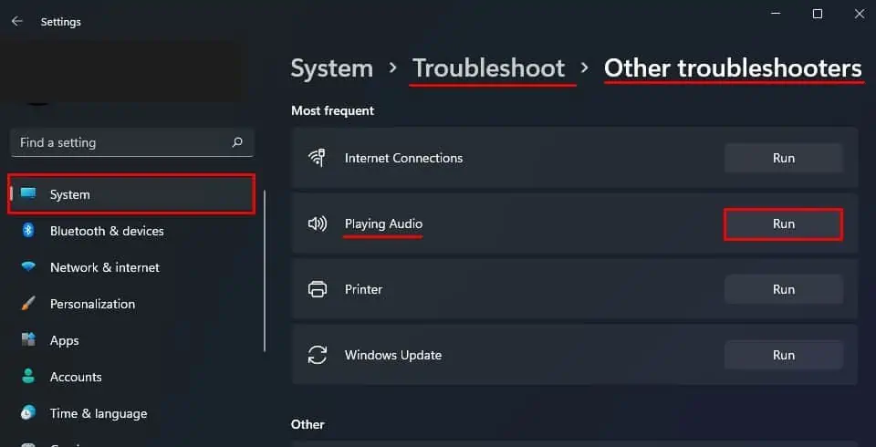 run-troubleshooter