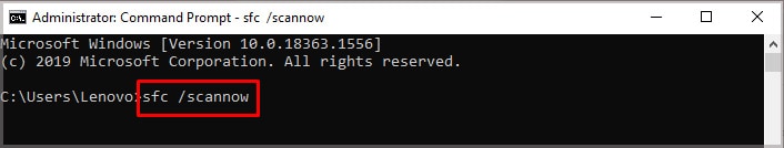 running-sfc-command