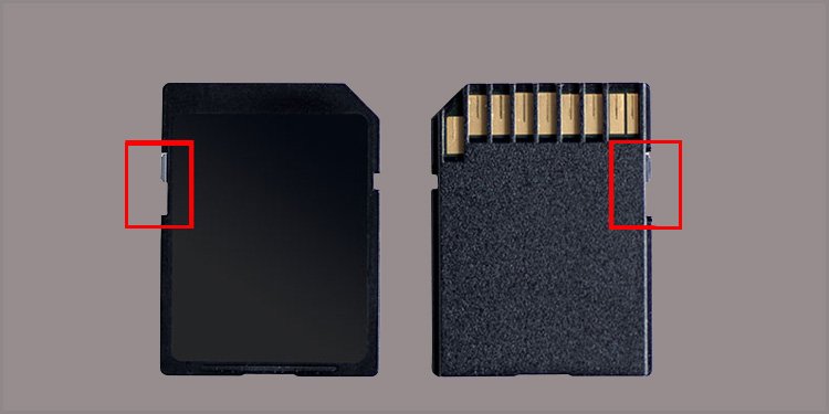 SD Card is Write Protected? 5 Ways to Fix It 1 sd-card-lock