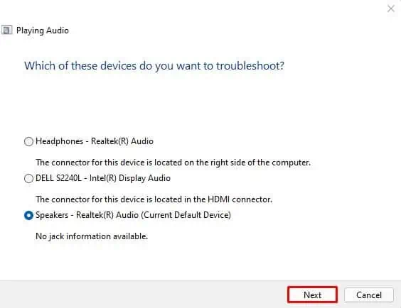 select-outputp-device