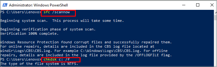 sfc-scan-and-chkdsk-command