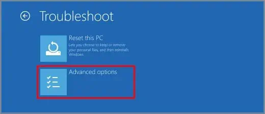 troubleshoot-advanced-options