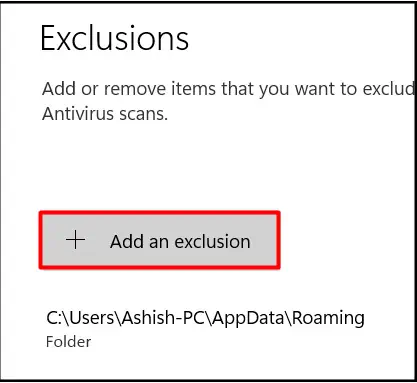 Add-An-Exclusion