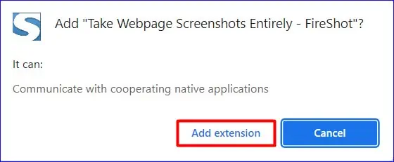Add-FIreshot