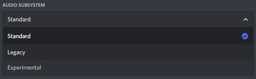 Audio Subsystem