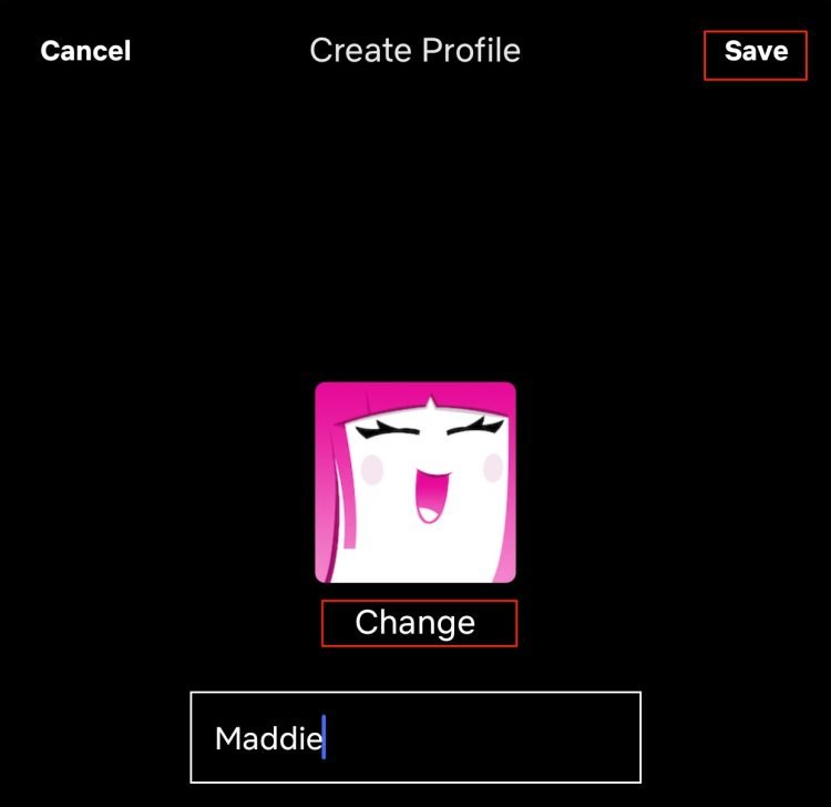 Create New Profile Netflix Mobile