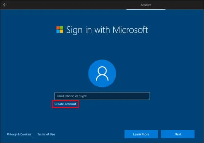 Create-account