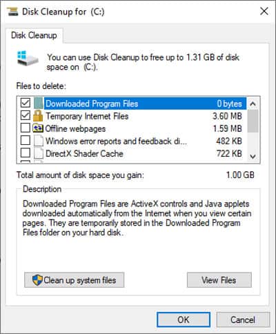 Disk-cleanup