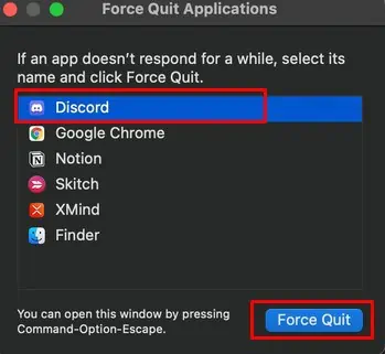 Force-Quite-Application-of-Discord-in-Mac