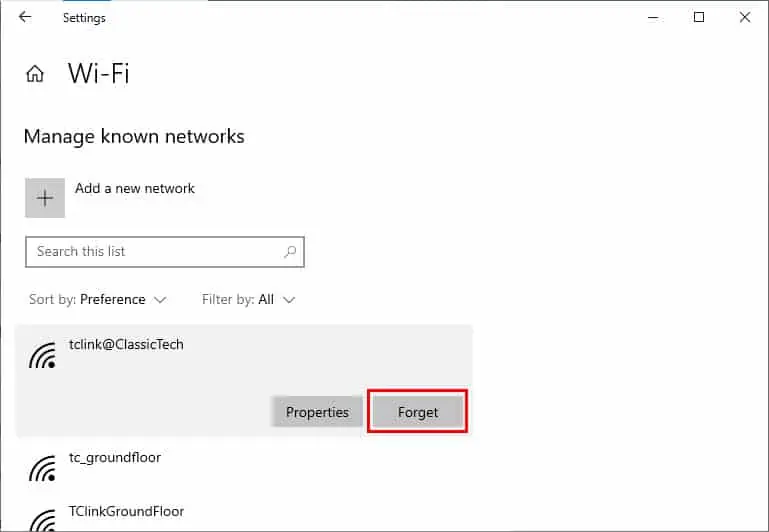 Forget-unnecessary-networks