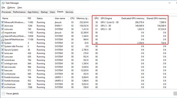 To GPU Usage In Windows