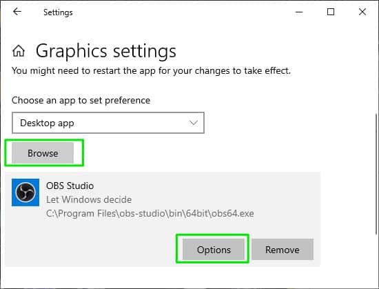 Graphics Settings