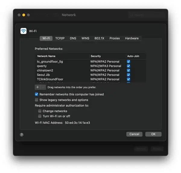 Mac-preferred-network-order