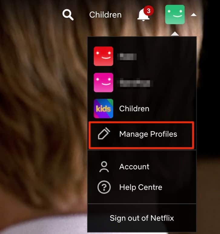 Manage Netflix Profiles on PC