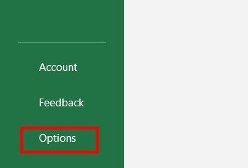 ExcelOptions