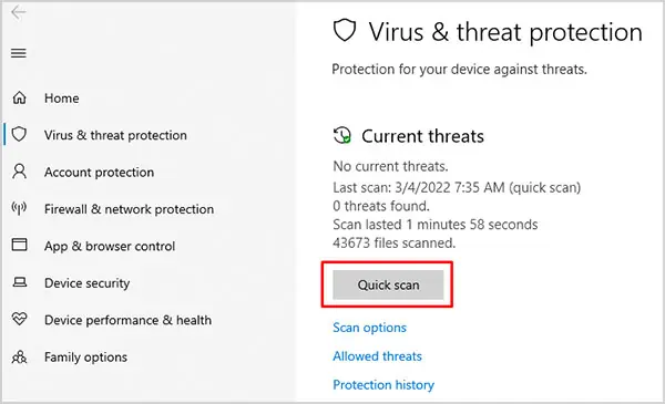 WiFi Suddenly Slow? Here’s How To Fix It 16 Quick-scan-for-virus-1