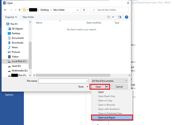 Solved  Word Cannot Complete The Save Due To A File Permission Error - 21