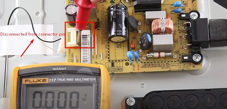 Zero-voltage-reading-during-testing