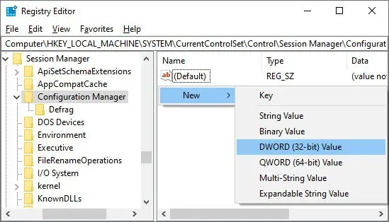 create-new-DWORD-registry-editor
