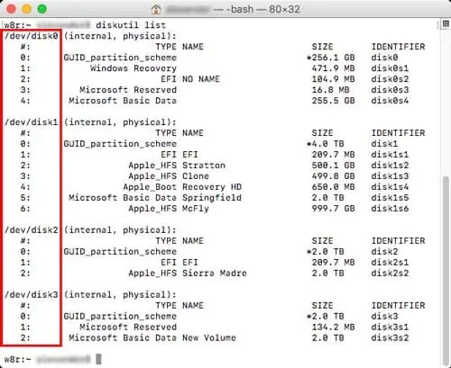 diskutil-list-mac-partitions