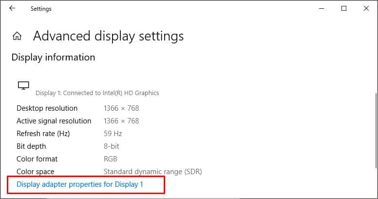 display-adapter-properties