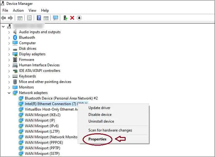 ethernet-drivers-properties