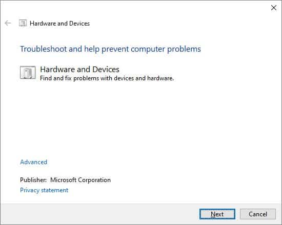 hardware-and-devices-troubleshooter