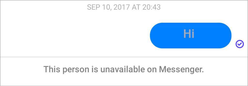 This Person Is Unavailable on Messenger: Meaning and Fix