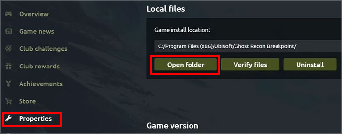 properties-open-folder
