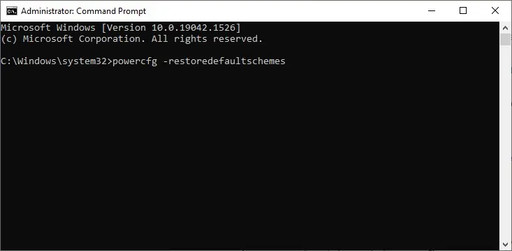 restore-power-configurations