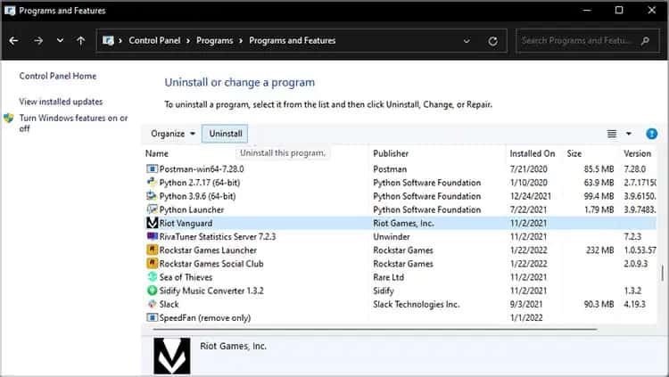 riot-vanguard-uninstall