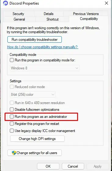 run-program-as-administrator-through-properties