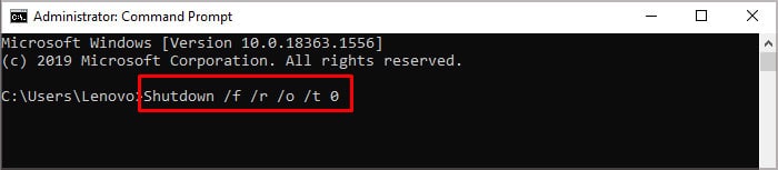 running-shutdown-command