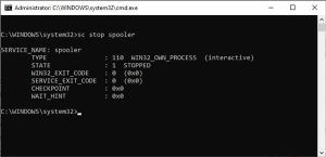 How To Stop A Windows Service From Command Line