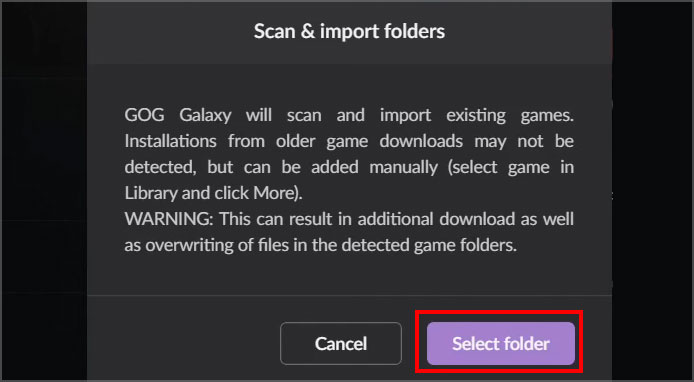 select-folder