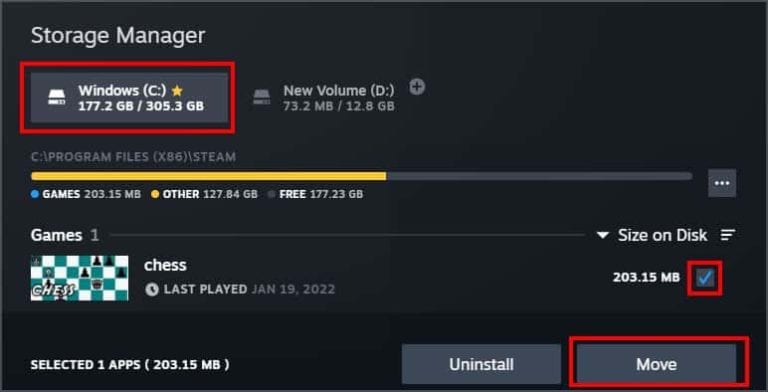 How To Move Game To Another Drive