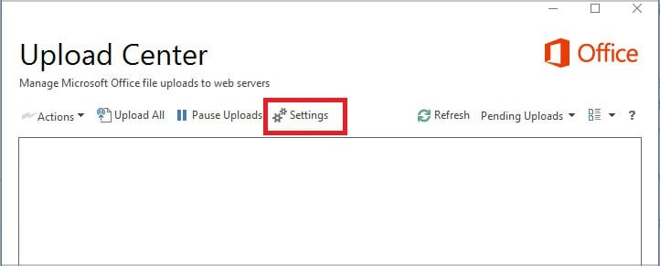 settings-upload-center
