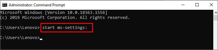 start-settings-through-cmd
