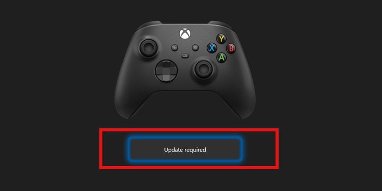 update required xbox controller 