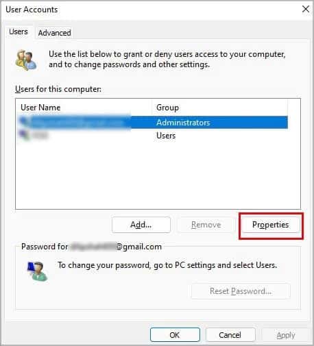 user-account-properties