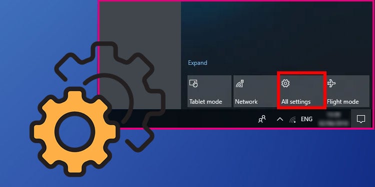 cannot open the settings application in windows 10